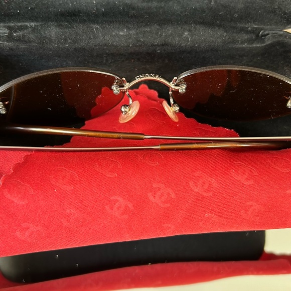 Chanel Y2K Sunglasses Case & Cloth EUC - Picture 3 of 7